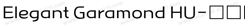 Elegant Garamond HU字体转换